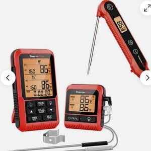 ThermoPro Cooking Thermometer Bundle - New Dual Probe + Instant Read NEW